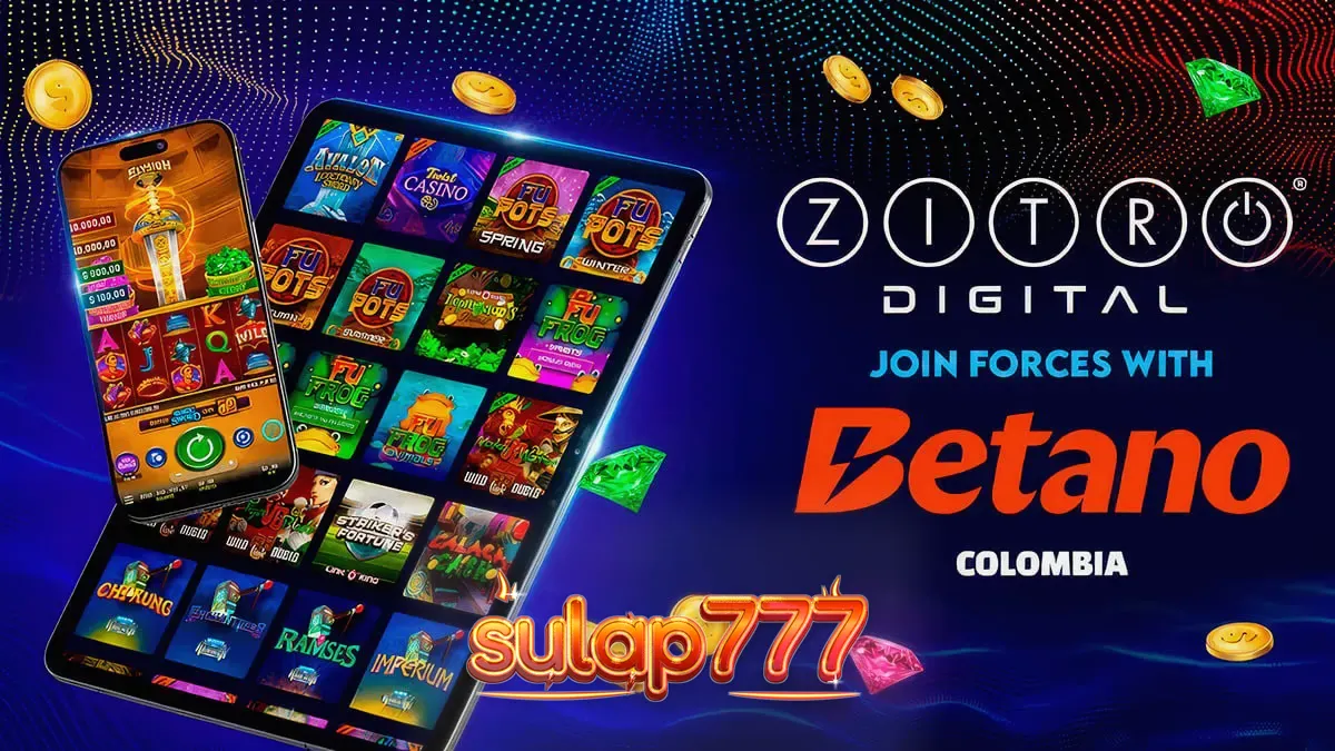Pemain sedang mengakses permainan slot Zitro Digital di platform Betano Colombia melalui perangkat seluler.