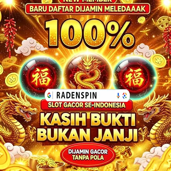 RADENSPIN Bonus Member Baru 100%